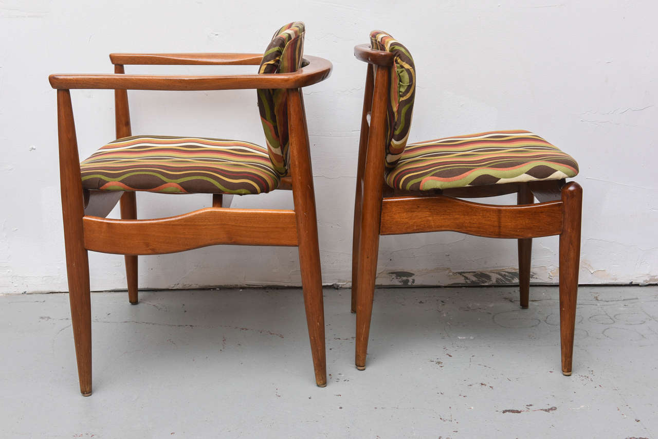 Set of Six Danish Teak Dining Chairs, 1960s Denmark For Sale 1