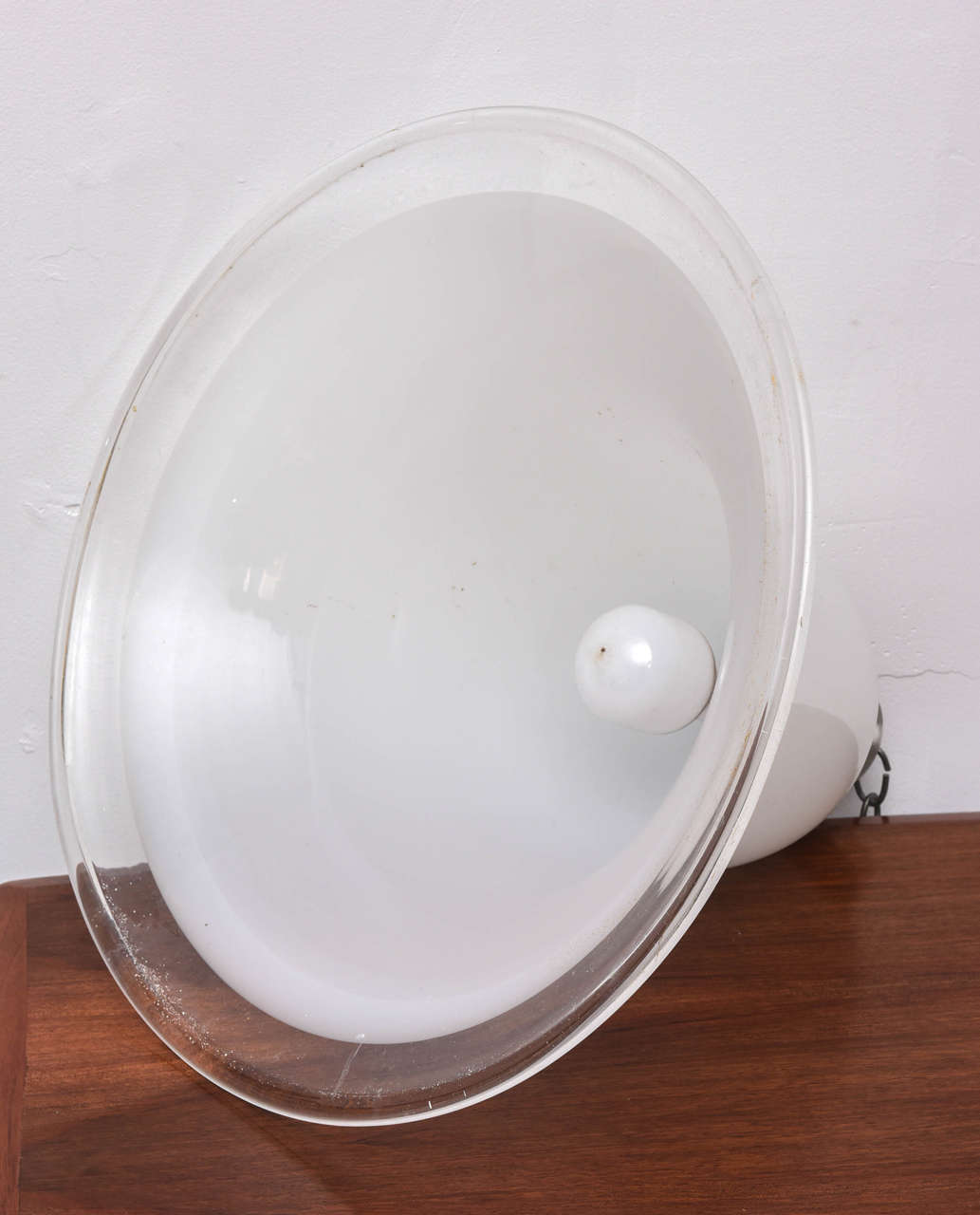 Glass Murano Vintage Overhead Bank Lamp from 1940s Italy