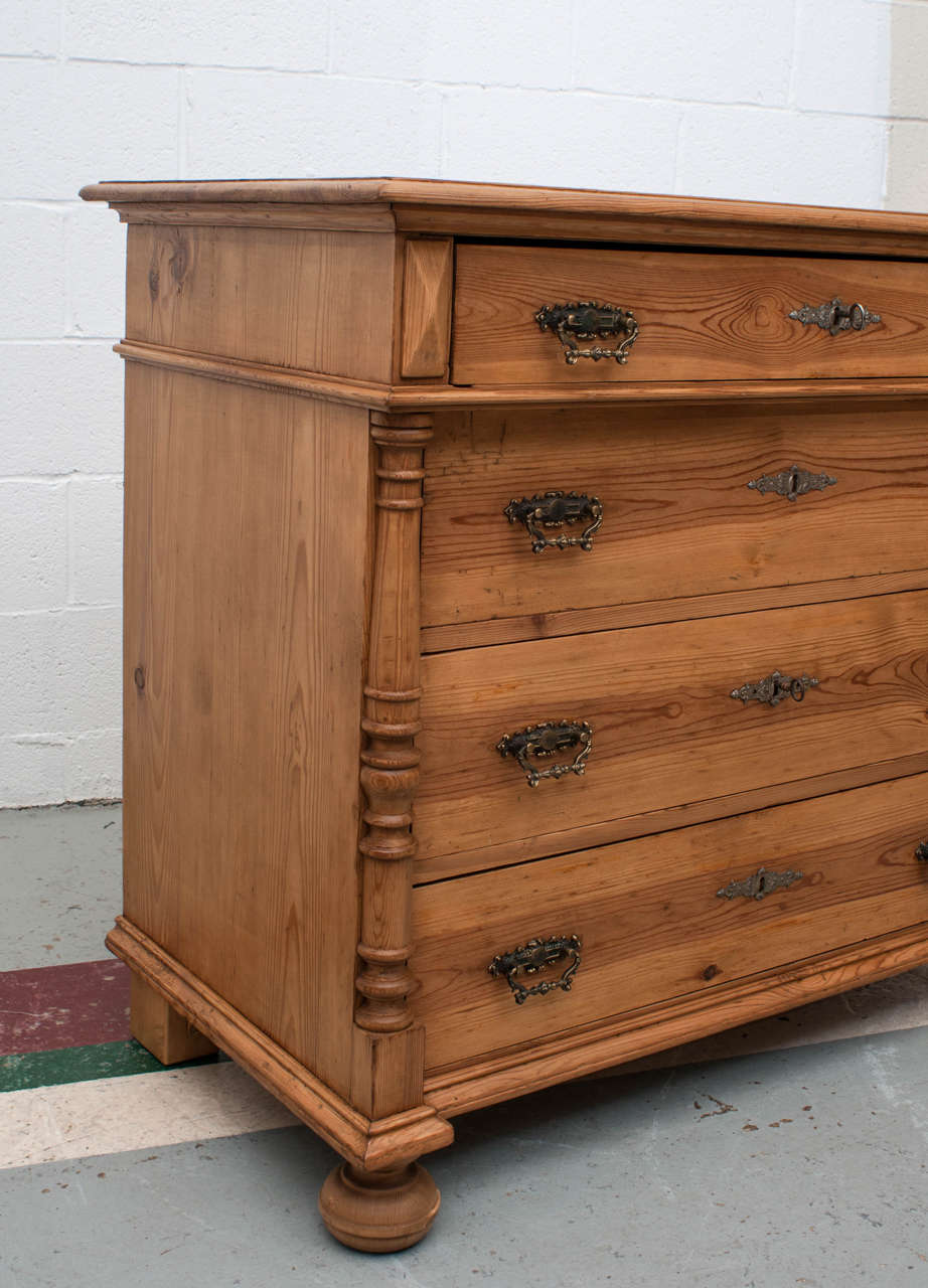 German Pine Chest of Drawers