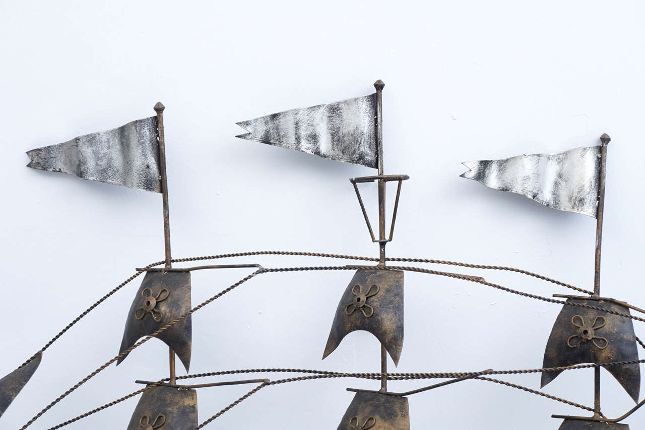 Large Model Ship Wall Decor For Sale at 1stDibs