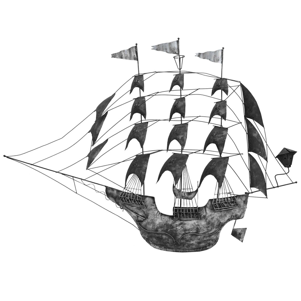 Large Model Ship Wall Decor For Sale at 1stDibs