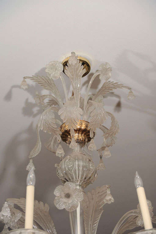 An Impressive Italian Rococo Style Eight-light Chandelier