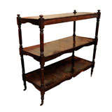 English, Mahogany Three Tier Etagere circa 1860