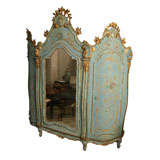 19th Century Venetian Painted Armoire