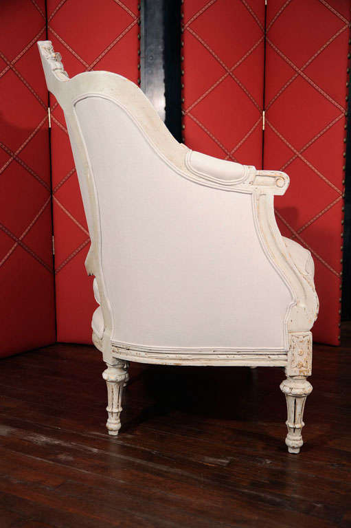 Mid-20th Century Detailed French Bergere Chairs, circa 1930s