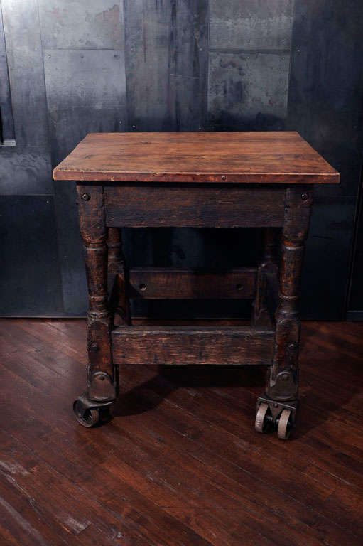Wood Printing Factory Turtle Table