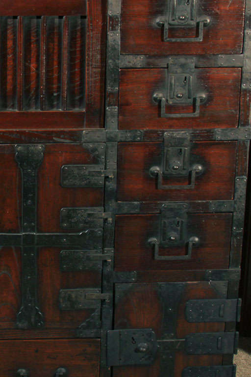 Exceptional Japanese Choba dansu Office Chest For Sale 6