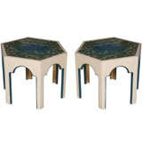 Pair Of Moroccan Inspired End Tables