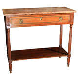 Directoire Marble Top Side Table