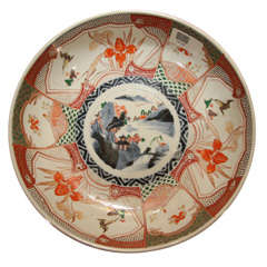 Round Imari bowl.