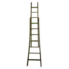 Antique Tall French Pompier's Ladder