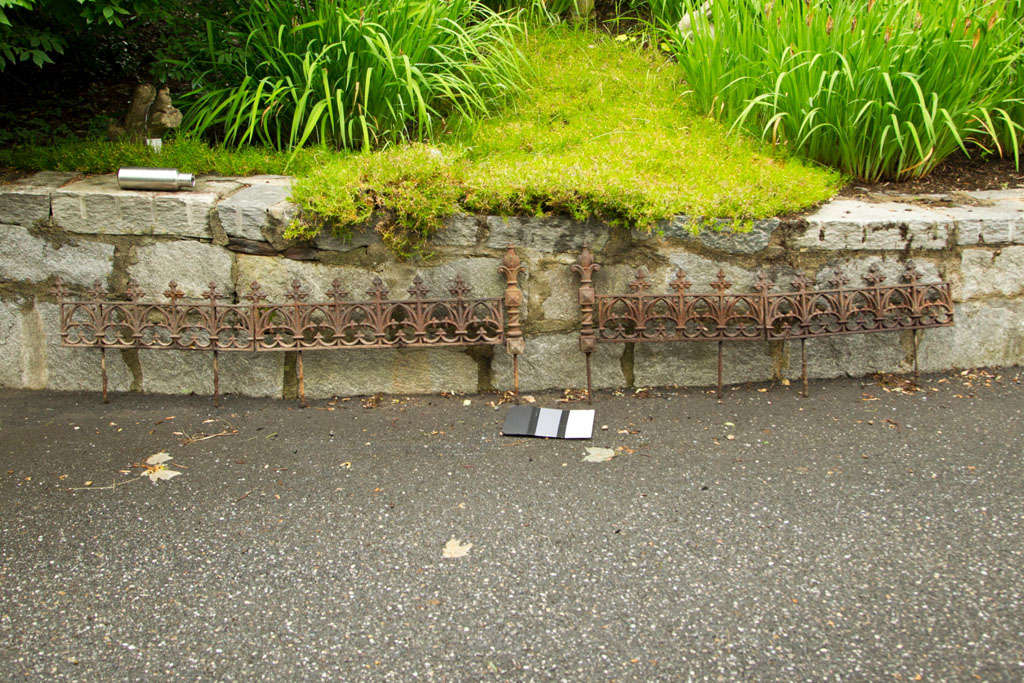 French 19th C Cast Iron Garden Edging