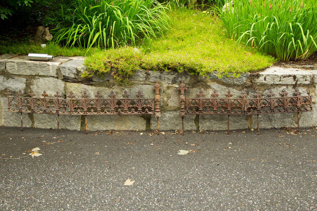 19th Century 19th C Cast Iron Garden Edging