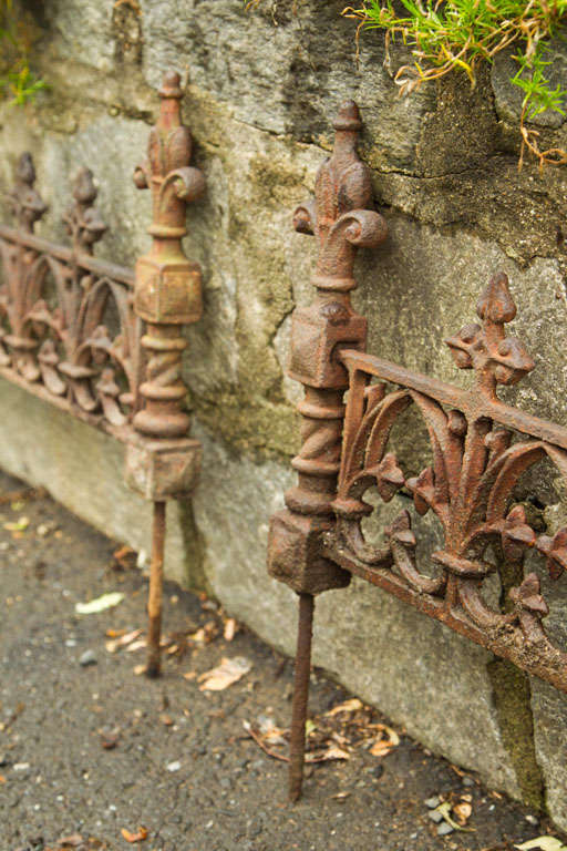 19th C Cast Iron Garden Edging 2