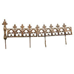 19th C Cast Iron Garden Edging