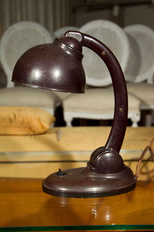 Bauhaus Pair of Bakelite Reading Lamps