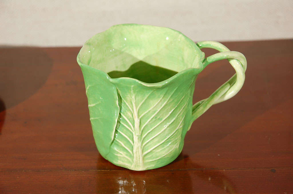 American Dodie Thayer Cabbage Leaf Cup and Saucer