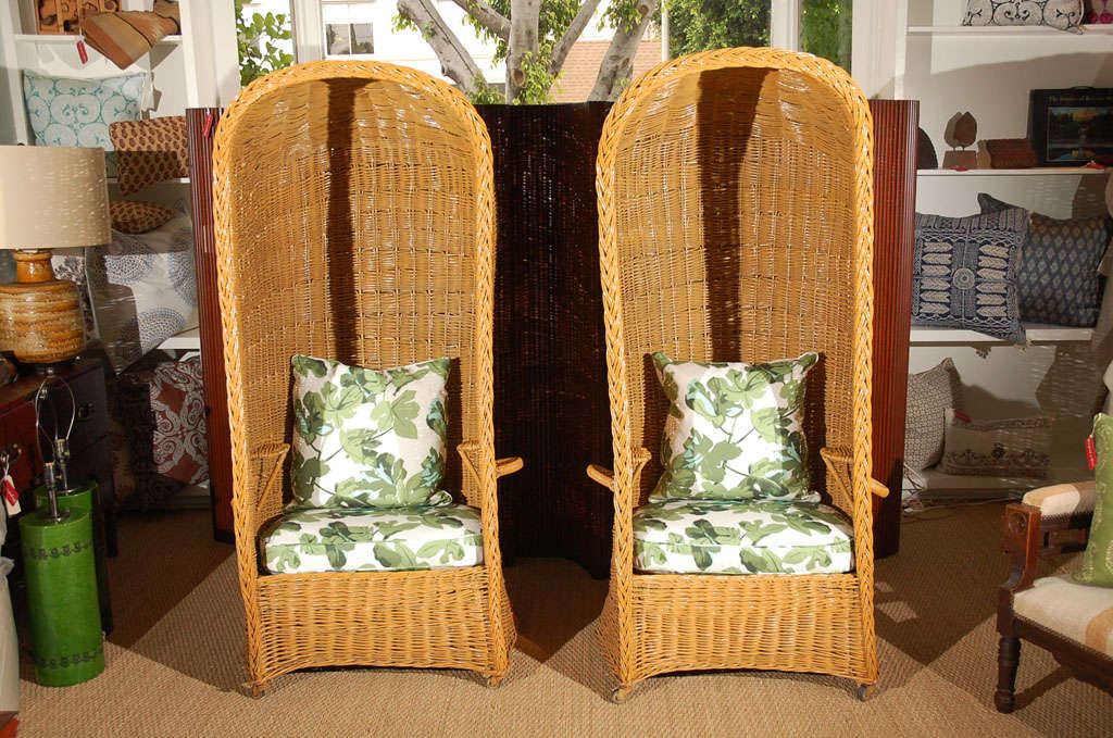 American Exceptional Wicker Porter Chairs