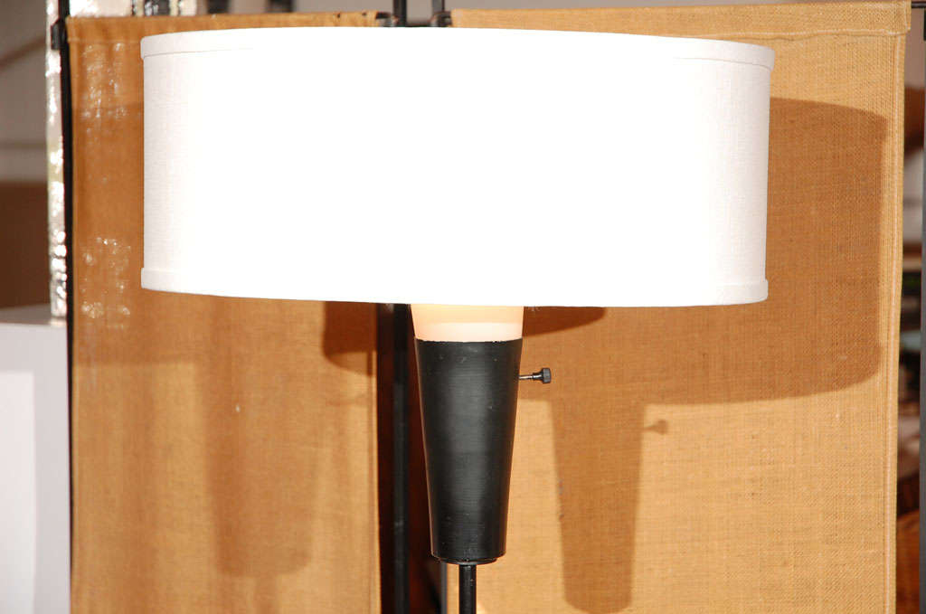 Iron Paul McCobb three-way socket Floor Lamp by Northcraft Lighting