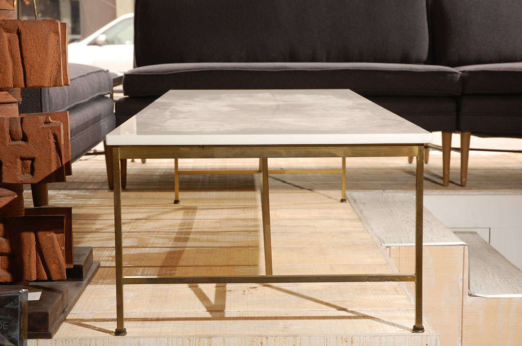 Paul McCobb Coffee Table w/ Vitrolite Top by Directional Designs 3