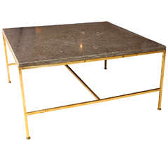 Paul McCobb Brass Table by Calvin Furniture