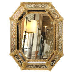 Mid-century Venetian Wall Mirror