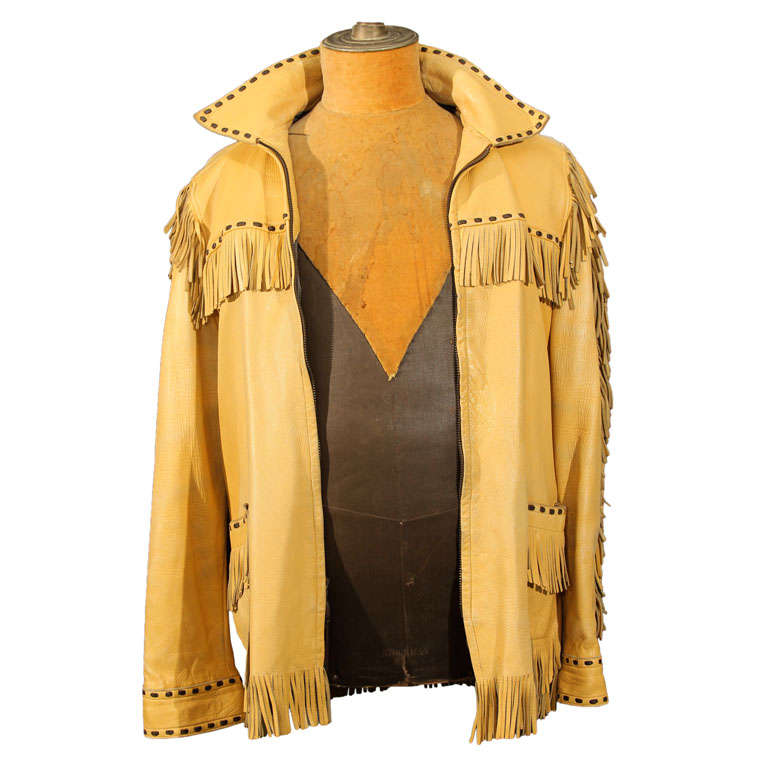 fringed deerskin jacket