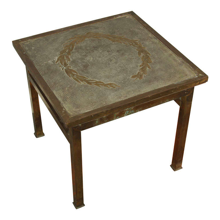 Unsigned LaVerne Side Table