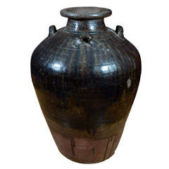 Glazed Ceramic Export Jar from Sino-Indian Spice Trade Route