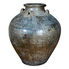 Ceramic Glazed Export Jar