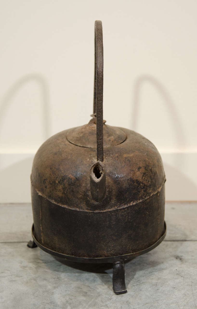 18th Century Chinese Cast Iron Teapot 1