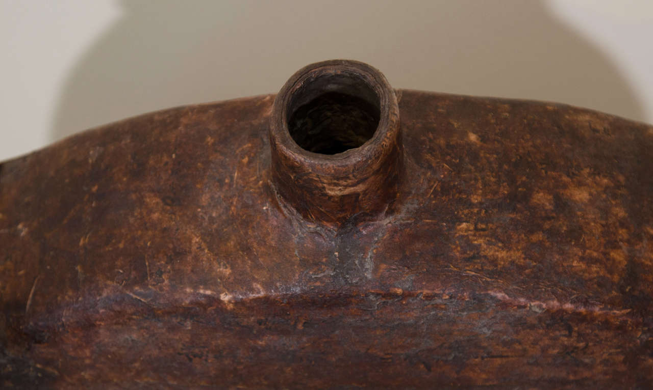 Large Antique Chinese Oil Canteen For Sale at 1stdibs