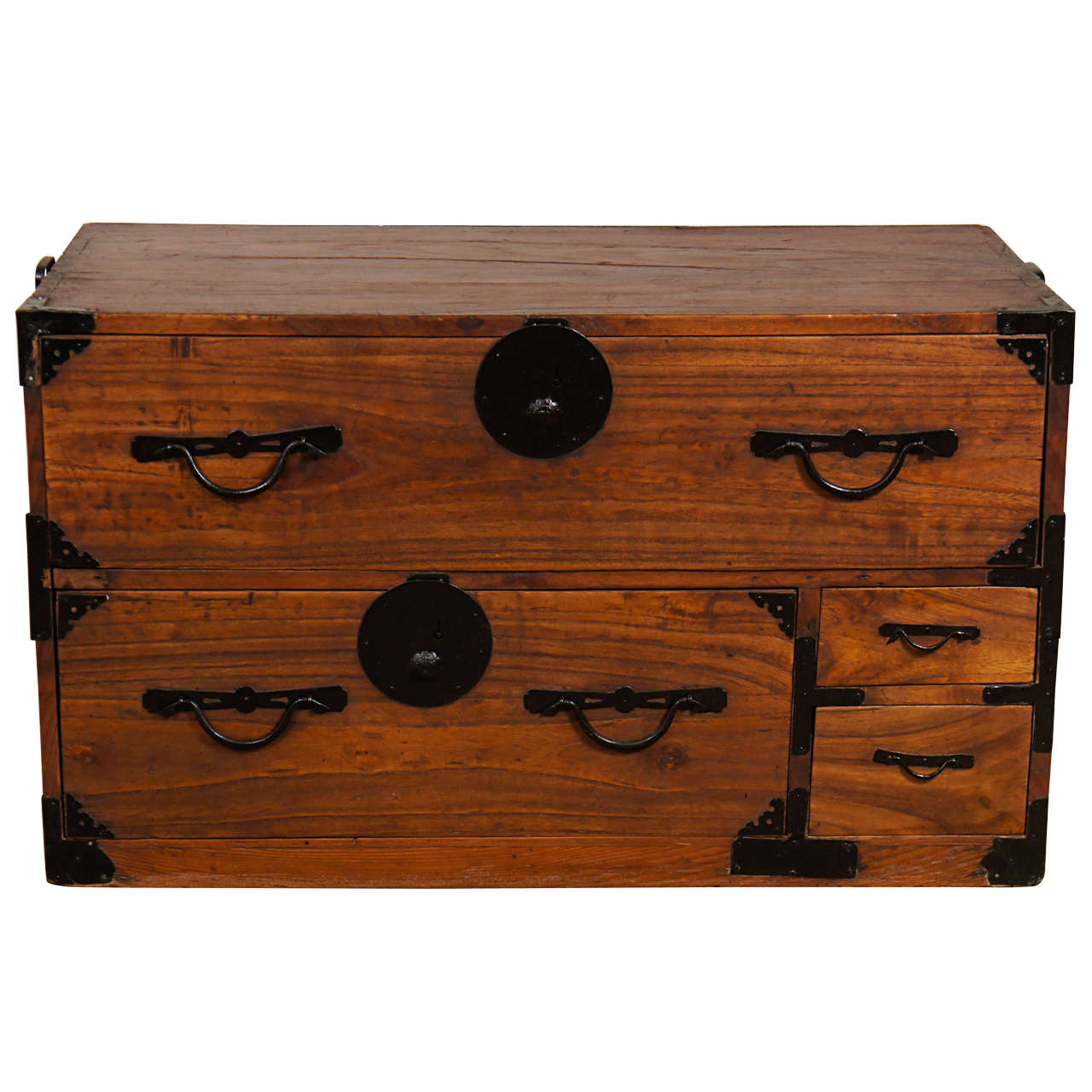 Japanese Tansu Cypress Chest
