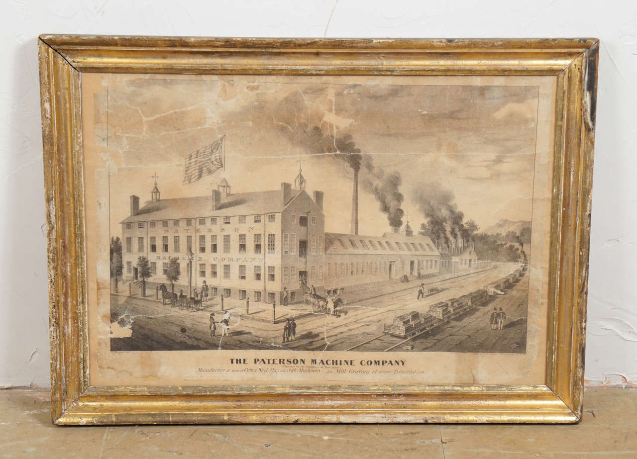 1840s lithograph labeled 