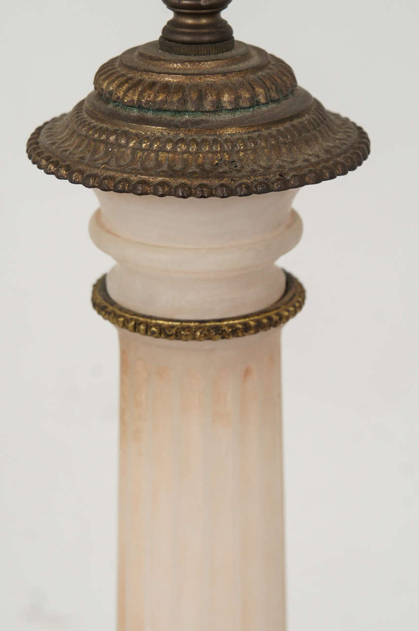 Neoclassical Marble Column Lamps 3