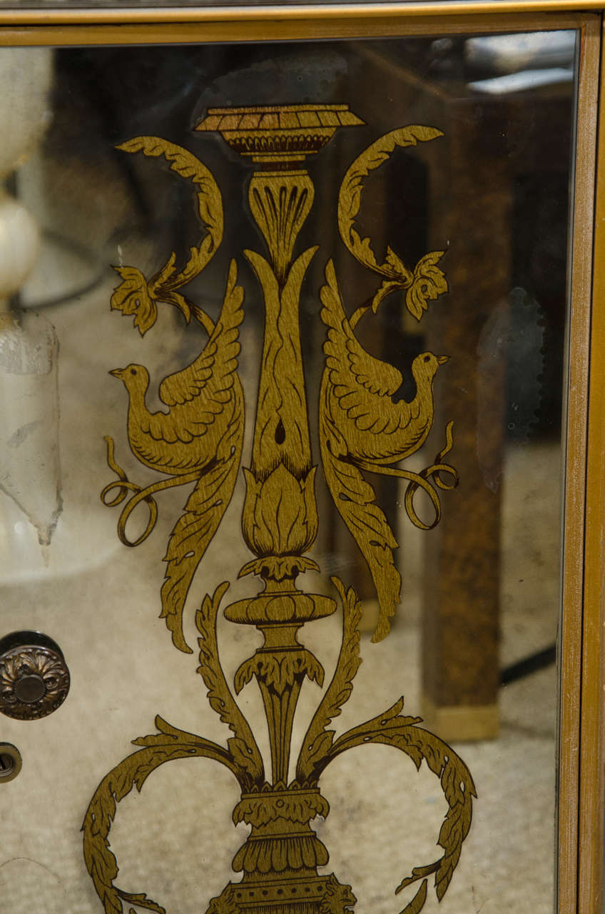 American A Mirrored Bar Cabinet