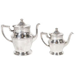 Original Biltmore Hotel Silver- Plate Tea Pot and Creamer 