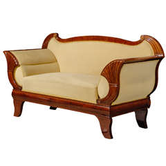 Mahogany Biedermeier Sofa