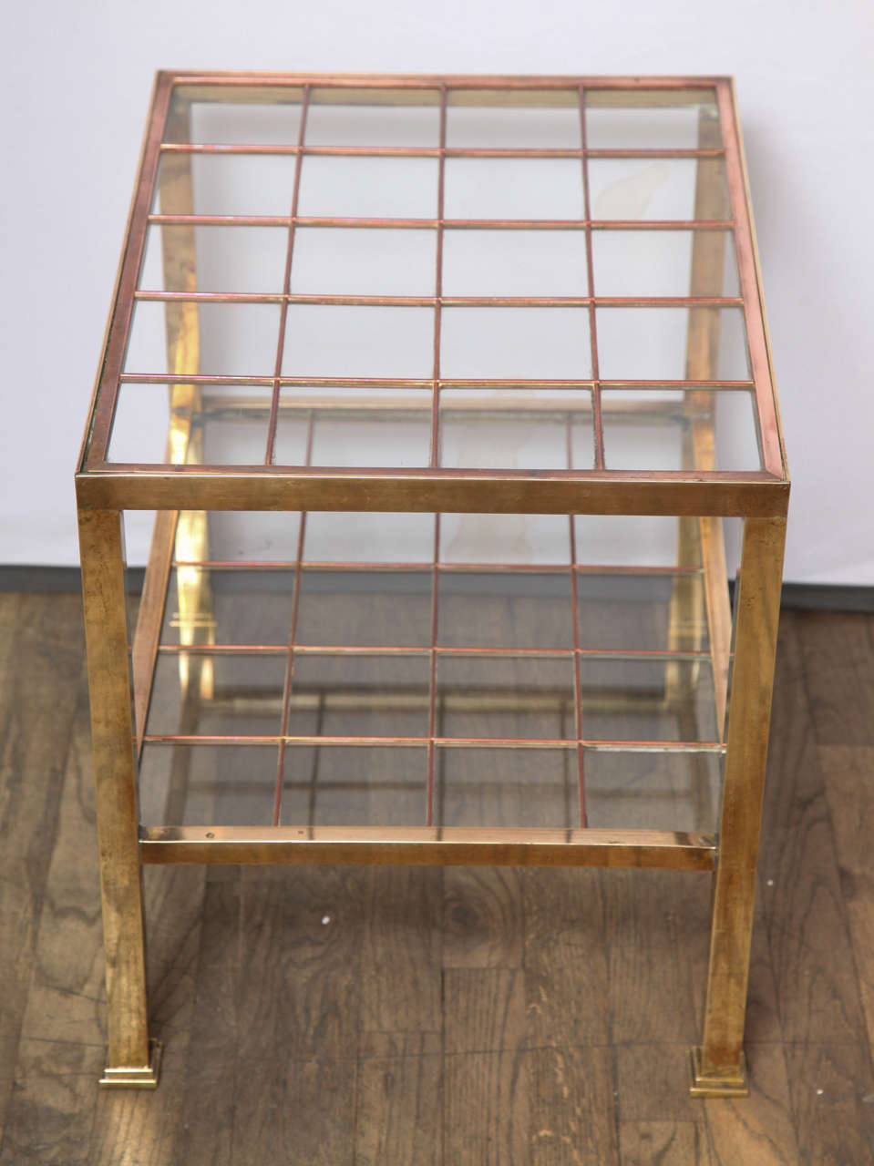 Copper Two Tiered Table