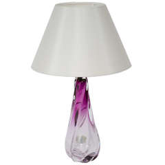 Val Saint Lambert Table Lamp