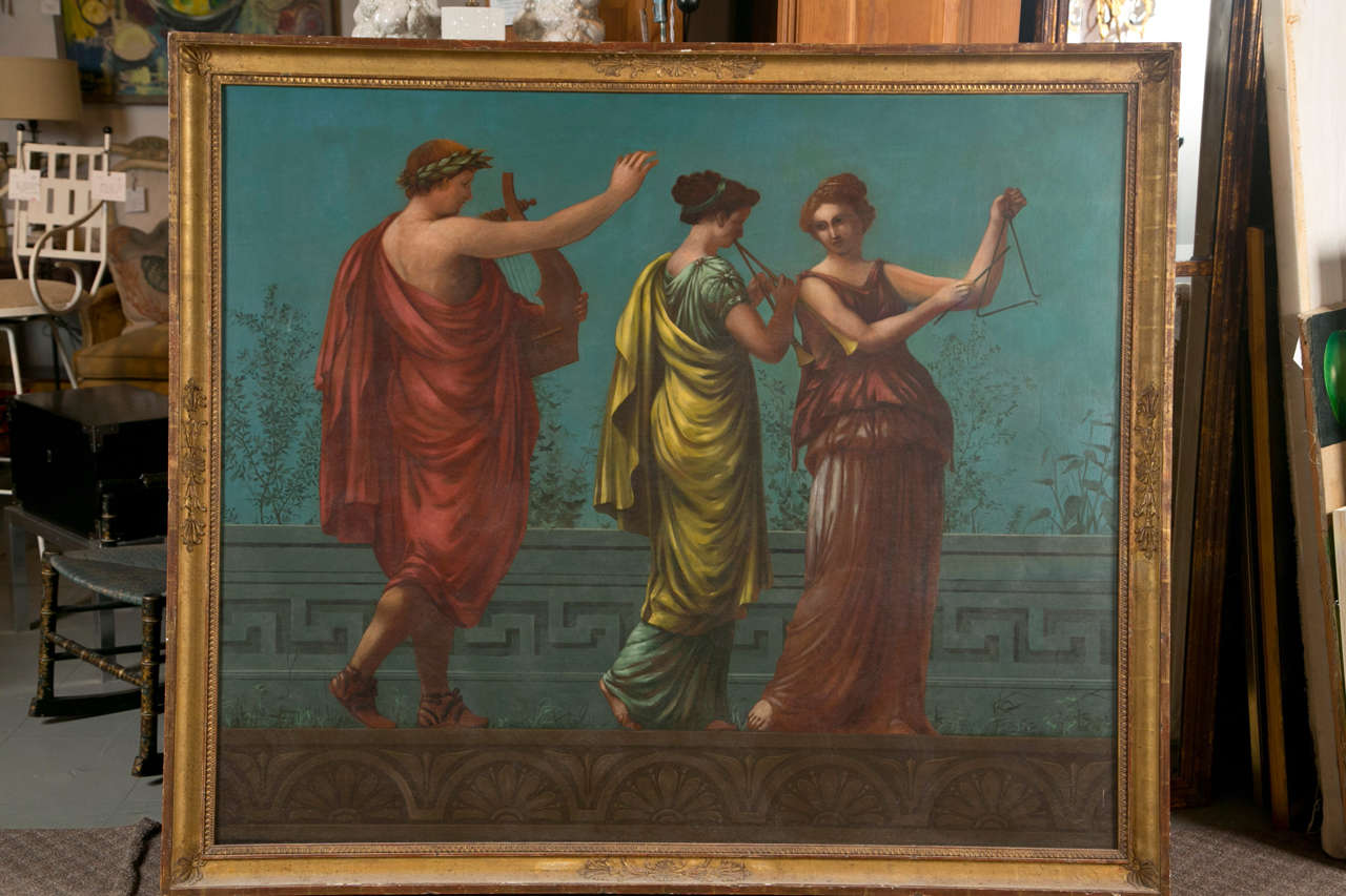 Neoclassical Painting For Sale at 1stdibs