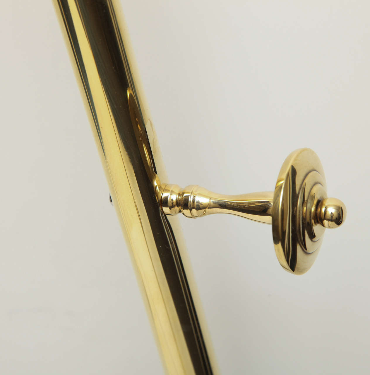 Polished Brass Edwardian Easel For Sale 5