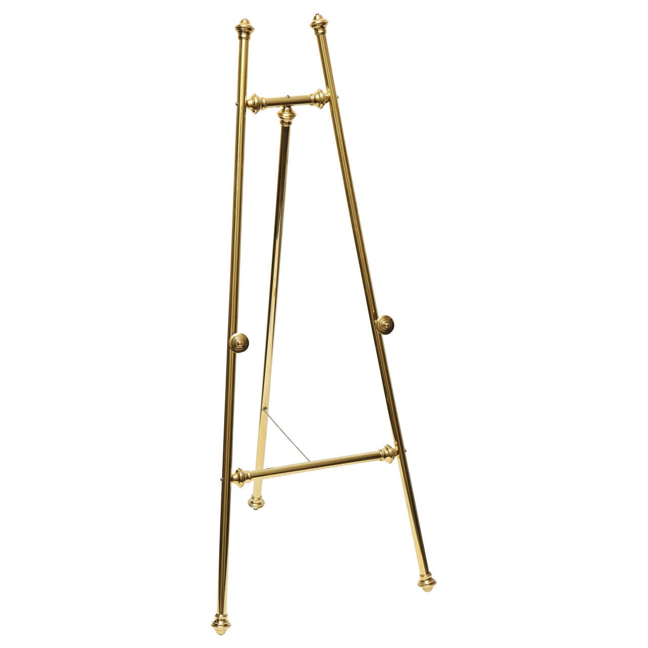 Polished Brass Edwardian Easel at 1stdibs