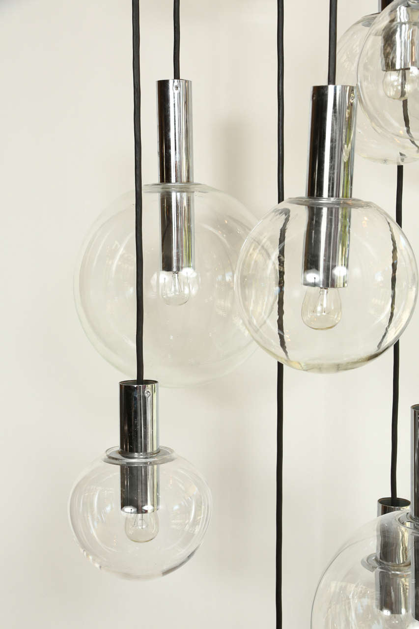 Giant Sixteen-Globe RAAK Chandelier 2