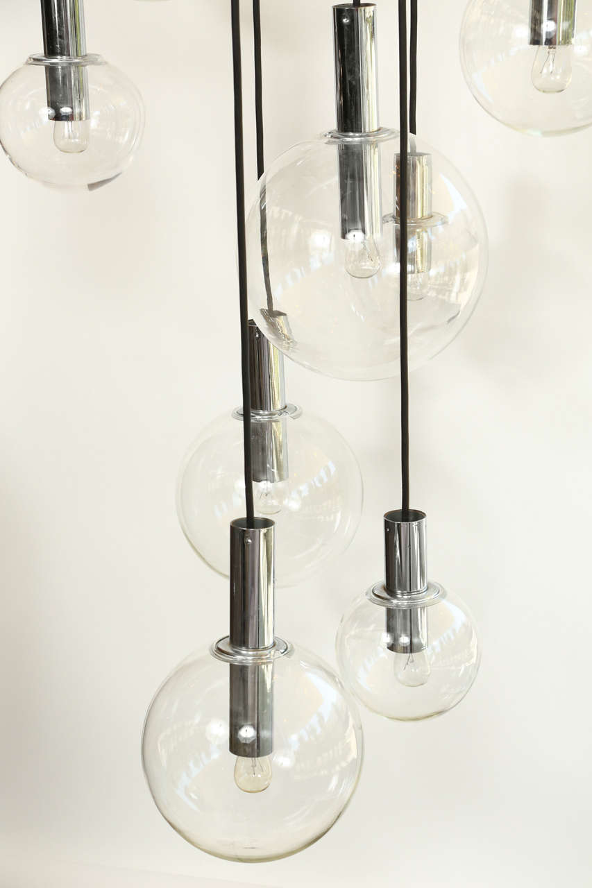 Giant Sixteen-Globe RAAK Chandelier 3