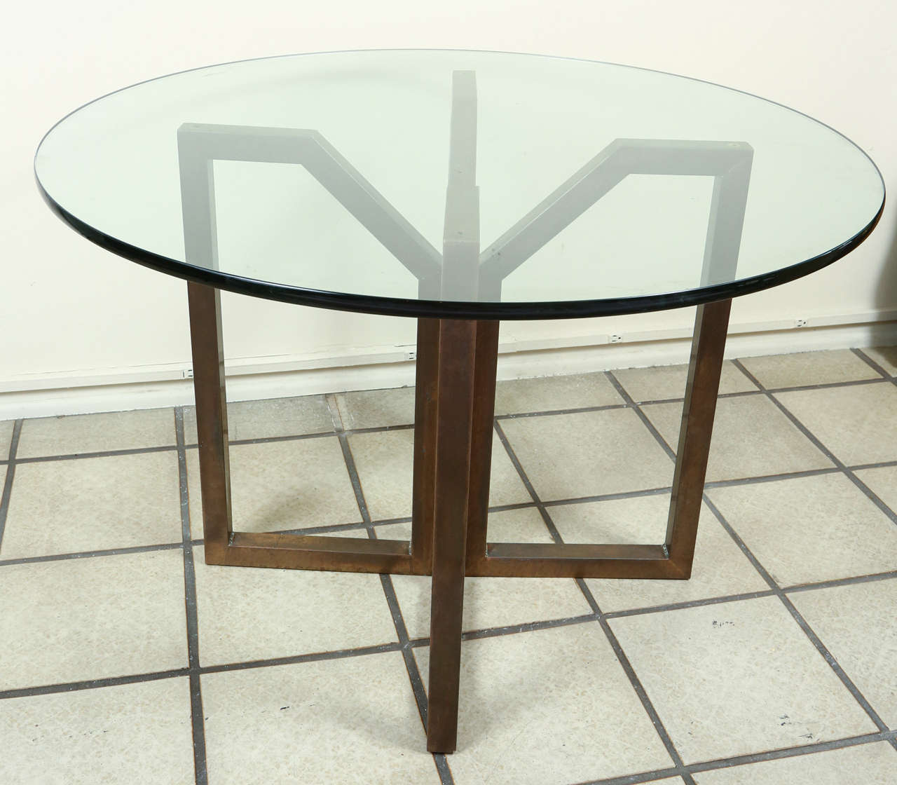 Geometric Bronze Finished Table 2