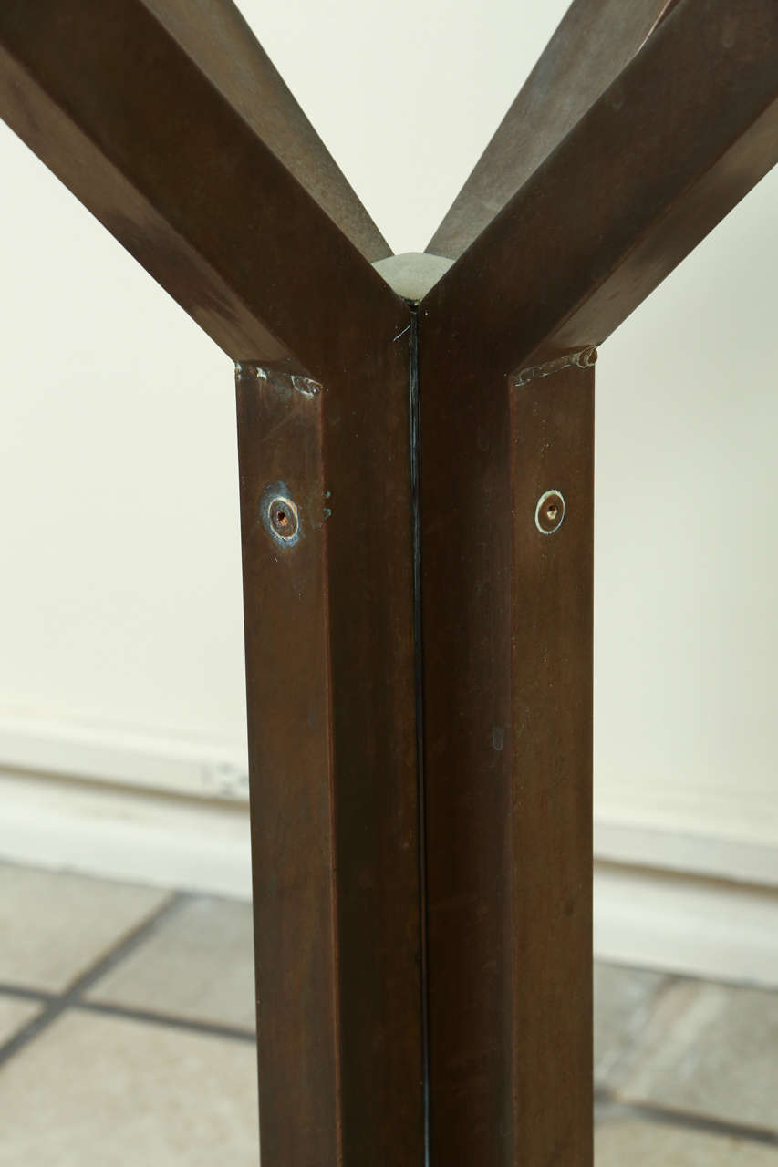 Geometric Bronze Finished Table 3