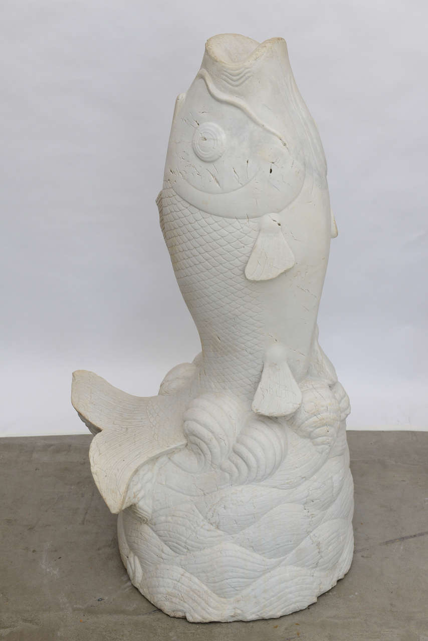 Large Marble Fish Fountains