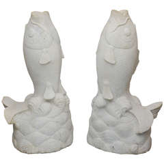 Large Marble Fish Fountains
