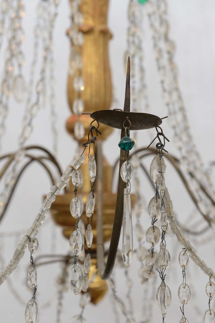 18th Century Genoa Chandelier In Good Condition For Sale In West Palm Beach, FL
